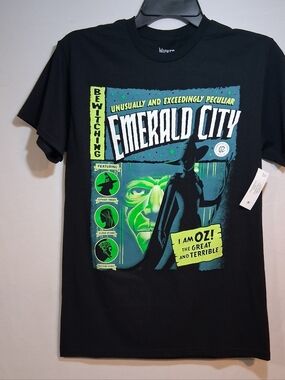 Emerald City Graphic Tee - Black/Neon Green